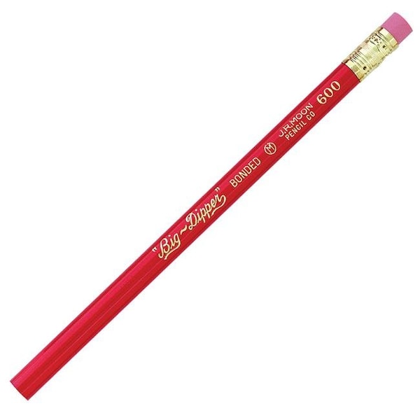 J.R. Moon Pencil JRM600T-3 Big-Dipper Pencils with Eraser - 3 Dozan JRM600T-3 - main